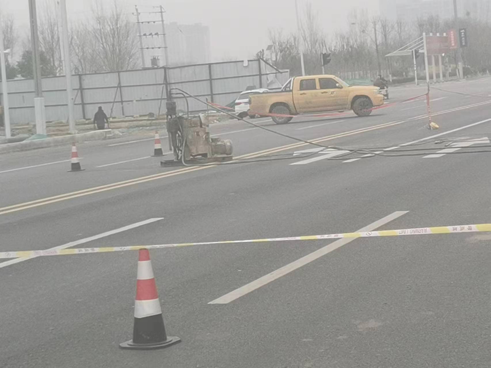 安丘公路路基沉陷注浆